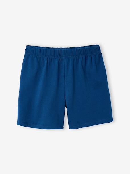 Pack of 2 striped pyjama shorts blue 
