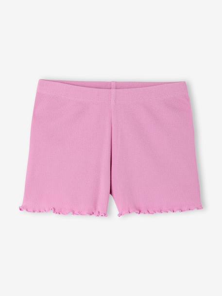Pack of 2 ribbed floral pyjama shorts ecru 