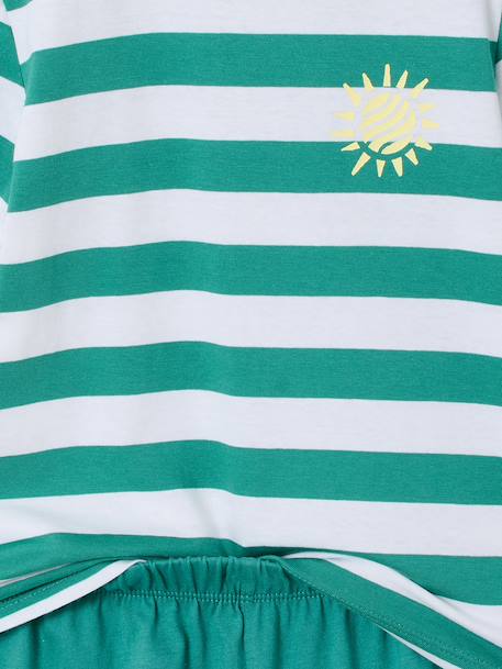 Pack of 2 striped pyjama shorts blue 