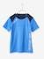 Sports T-Shirt for Boys, in Techno Fabric Dark Blue 