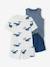 Pack of 2 boys' pyjamas shorts blue 