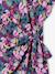 Printed jersey dress green 