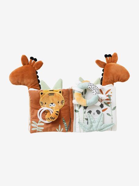 Giraffe Activity Book, Tanzania brown+orange 