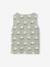 Sleeveless t-shirt for girls ecru+sage green 