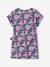 Printed jersey dress green 
