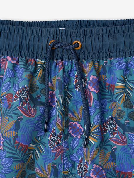Men's swim shorts, family capsule blue 