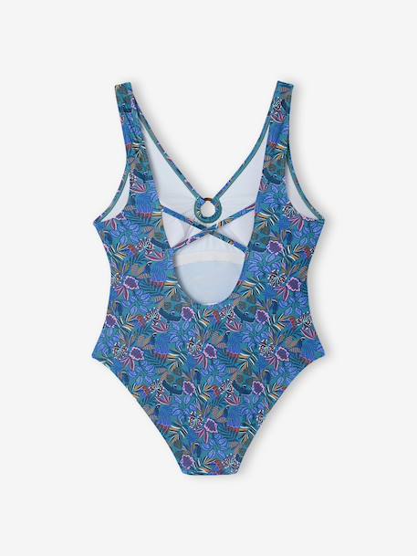 One-piece swimsuit family capsule blue 