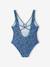 One-piece swimsuit family capsule blue 