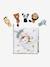 Activity Book + Velour Plush Toys, Tanzania white 