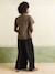 Wide-Leg, Loose-Fitting Trousers for Maternity black+denim blue+olive 