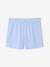 Girls' cotton braces pyjama shorts sky blue 