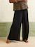 Wide-Leg, Loose-Fitting Trousers for Maternity black+denim blue+olive 