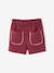 Girls' cotton muslin short set terracotta 