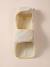 Fleece dog coat beige+khaki 