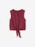 Girls' cotton muslin short set terracotta 