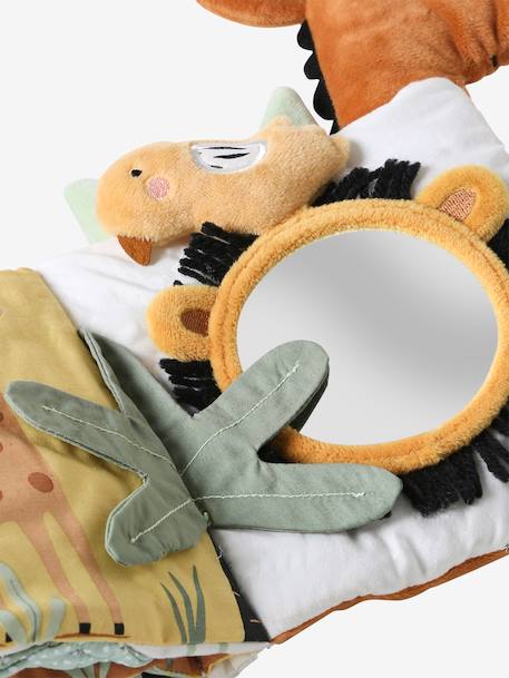 Giraffe Activity Book, Tanzania brown+orange 