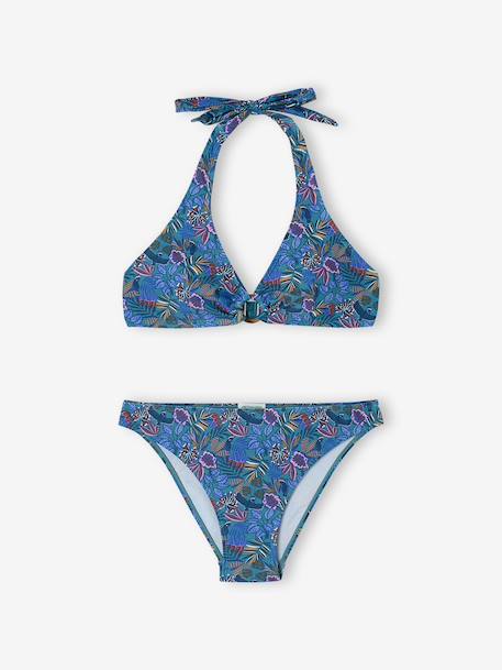 Two-piece swimsuit family capsule blue 