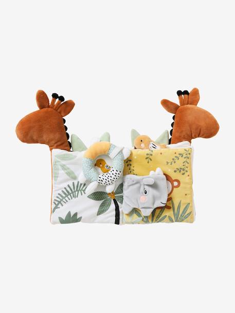 Giraffe Activity Book, Tanzania brown+orange 