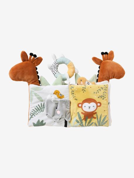 Giraffe Activity Book, Tanzania brown+orange 