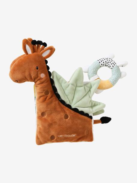 Giraffe Activity Book, Tanzania brown+orange 