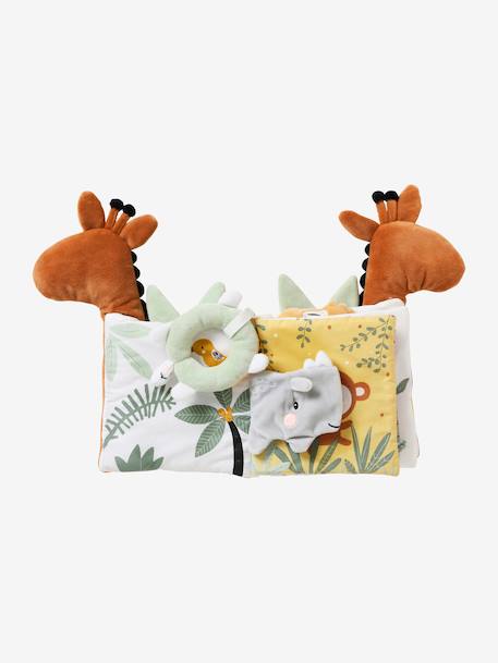 Giraffe Activity Book, Tanzania brown+orange 