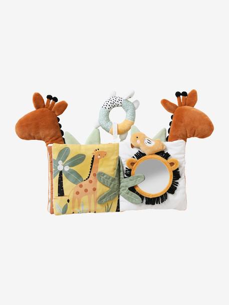 Giraffe Activity Book, Tanzania brown+orange 