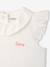 Bodysuit, short and band for head accessories for hair set ecru 