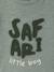 Boys' short-sleeved T-shirt sage green 