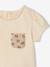Girl's short-sleeved T-shirt vanilla 