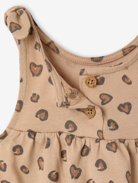 Pack of 2 organic cotton tank tops coral 