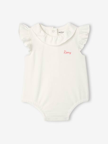 Bodysuit, short and band for head accessories for hair set ecru 
