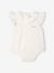 Bodysuit, short and band for head accessories for hair set ecru 