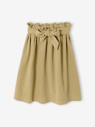 Girls-Mid-length skirt 