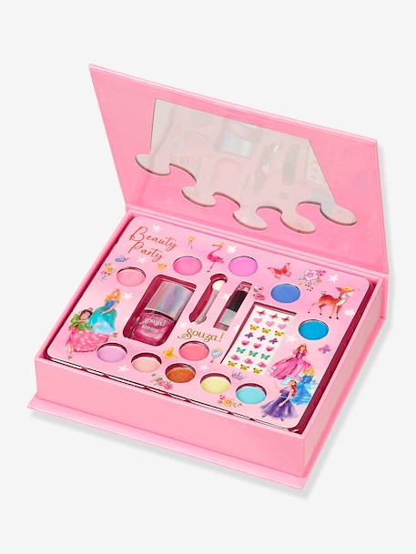 Crown make-up storage box SOUZA gold 