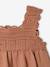 Sleeveless baby girl dress old rose 