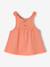 Pack of 2 organic cotton tank tops coral 