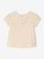 Girl's short-sleeved T-shirt vanilla 