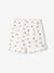 Pack of 2 organic cotton pyjama shorts tomato red 