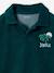 Boys' short-sleeved polo shirt fir green 