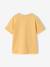 Boy's short-sleeved t-shirt anthracite+sky blue+yellow 