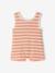 Striped baby playsuit ecru 