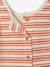 Striped baby playsuit ecru 