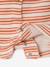 Striped baby playsuit ecru 