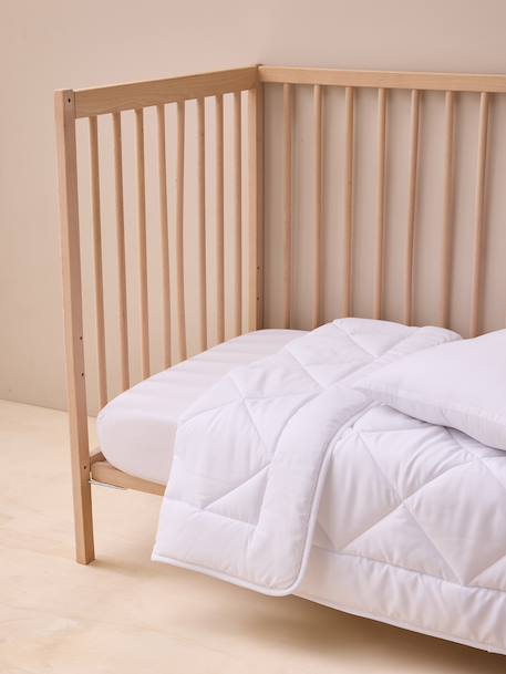 Baby microfibre anti-dust mite duvet BI-OME NTL® white 