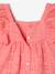 Girl's playsuit with embroidery electric blue+sweet pink 