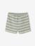 Honeycomb striped baby boy's shorts striped white 