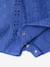 Girl's playsuit with embroidery electric blue+sweet pink 