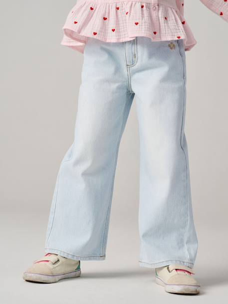 Wide Leg Jeans for Girls black denim+bleached denim+blue+brut denim+denim grey+medium blue+stone 