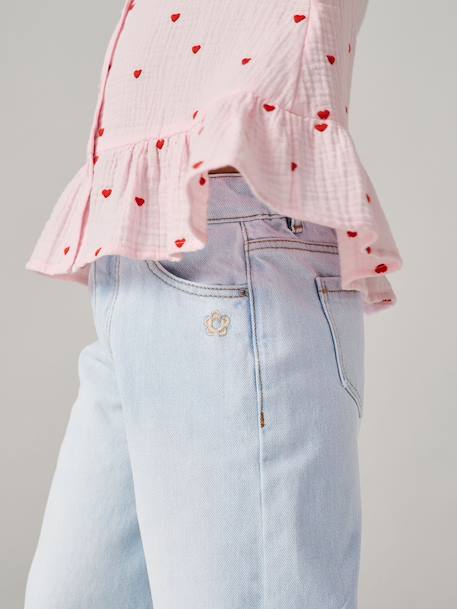 Wide Leg Jeans for Girls black denim+bleached denim+blue+brut denim+denim grey+medium blue+stone 
