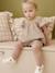 Girl's set blouse + short multicoloured 